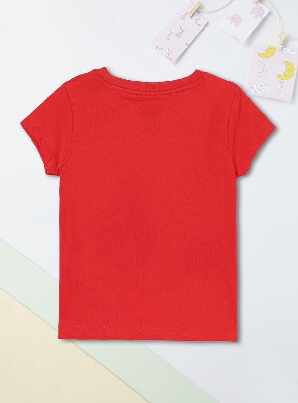 Girls Graphic Printed T-shirt
