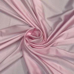 Baby Pink Plain Armani Satin Fabric - 56inch